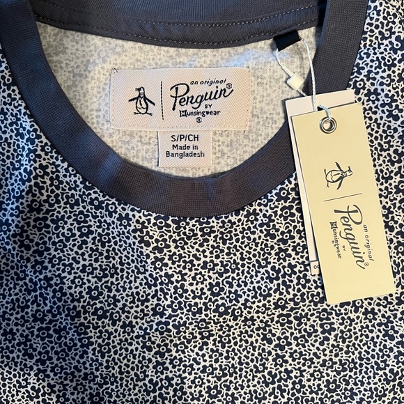 NWT Original Penguin Men’s Floral Print T-Shirt Size Small - Picture 4 of 4
